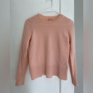 J Crew 100% Cashmere Sweater XXS in light pink